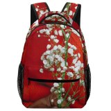 yanfind Children's Backpack Elegant Serene Floral Vogue Winter Bouquet Sensual Beautiful Delicate Romance Branch Preschool Nursery Travel Bag