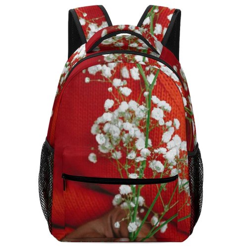 yanfind Children's Backpack Elegant Serene Floral Vogue Winter Bouquet Sensual Beautiful Delicate Romance Branch Preschool Nursery Travel Bag