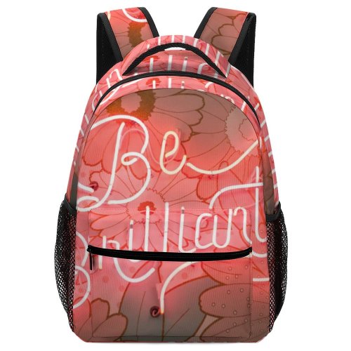yanfind Children's Backpack Floral Blogging Design Decor Flowers Illuminated Lights Desktop Light Display Neon Preschool Nursery Travel Bag