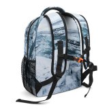 yanfind Children's Backpack Island Gullfoss Pictures Outdoors Stock Grey Snow  Free Preschool Nursery Travel Bag