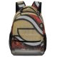 yanfind Children's Backpack  Plac Wróblewskiego Wrocaw Poland Street Urban Wall Art Vandalism Wave Mural Preschool Nursery Travel Bag