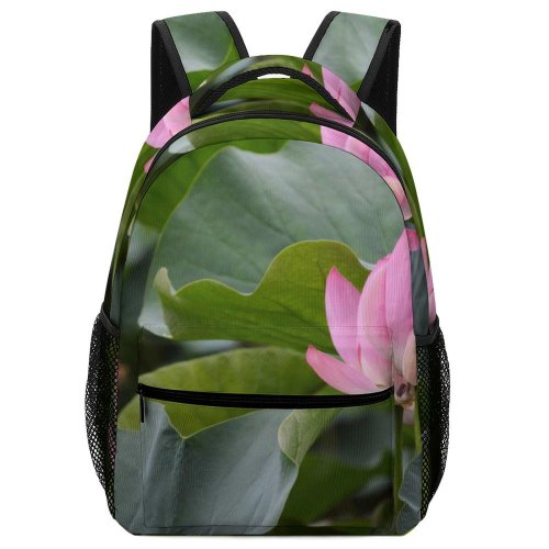 yanfind Children's Backpack Flower Leaves Leaf Flora Plant Colour Tranquil Peace Pond Lili Floral Preschool Nursery Travel Bag