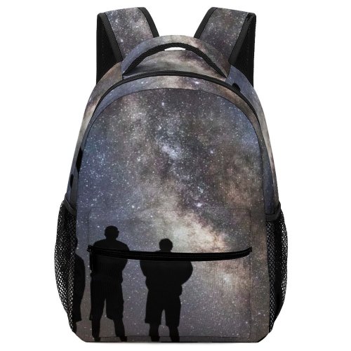 yanfind Children's Backpack Amazing Scenery Astrophotography Evening Milky Space Nebula Galaxy Cosmos Celestial Stellar Astronomy Preschool Nursery Travel Bag