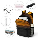 yanfind Children's Backpack Airport Sunset Landscape Evening Sunrays Travel Landing Beach  Silhouetted Outdoors Flying Preschool Nursery Travel Bag