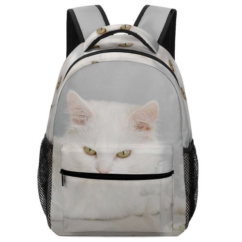 yanfind Children's Backpack Funny Curiosity Sit Cute Love Young Little  Pretty Family Whisker Downy Preschool Nursery Travel Bag