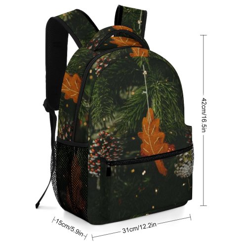 yanfind Children's Backpack Fir Free Pictures Abies Pine Plant Conifer Christmas Tree Images Ornament Preschool Nursery Travel Bag