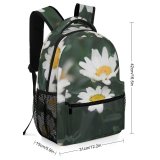 yanfind Children's Backpack Flora Spring Petals Floral Chamomile Blooming Summer Field Outdoors Flowers Flower Preschool Nursery Travel Bag