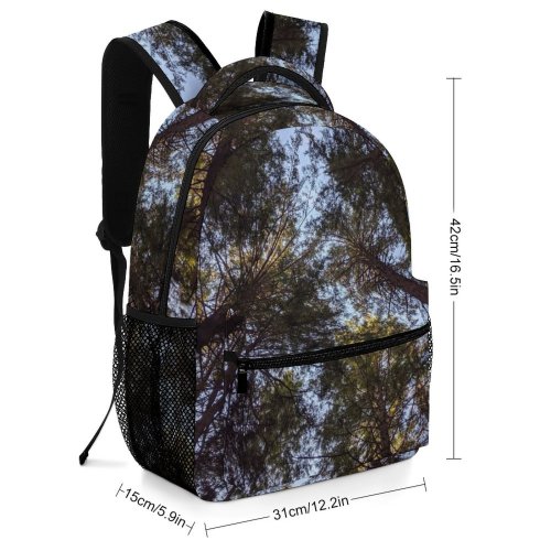 yanfind Children's Backpack Fir Redwood Wallpapers Pictures Abies Pine Plant Conifer Grey Tree Images Creative Preschool Nursery Travel Bag
