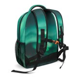 yanfind Children's Backpack Exploration Lights Evening Space Galaxy Borealis Northern Atmosphere Astronomy Outdoors Starry Preschool Nursery Travel Bag