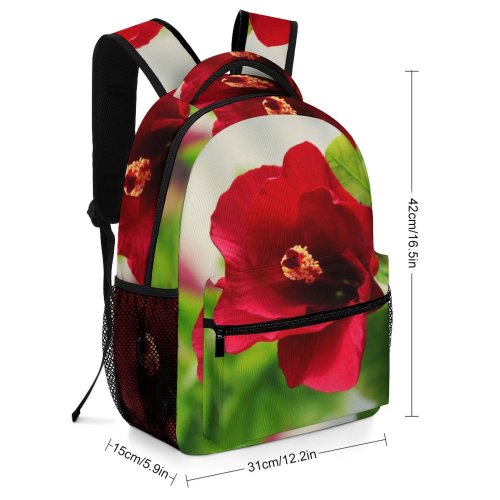 yanfind Children's Backpack  Flower Plant Rose Pollen Geranium Petal Hibiscus Public Domain Preschool Nursery Travel Bag