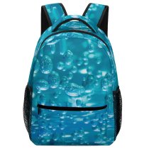 yanfind Children's Backpack Bubble Droplet Macro Drop Abstract HQ Texture Detail Science Preschool Nursery Travel Bag