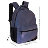 yanfind Children's Backpack Dark Exploration Observatory Sunset Evening Space Galaxy Cosmos Astronomy Roof Scenic Starry Preschool Nursery Travel Bag