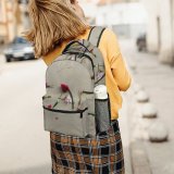 yanfind Children's Backpack Floral Coast Plant Sand Decor Delicate Overhead Coastline Tender Top Petal Preschool Nursery Travel Bag