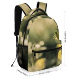 yanfind Children's Backpack Flower Plant  Petal Sunlight Daisies Daisy  Light Leaf Morning Bokeh Preschool Nursery Travel Bag
