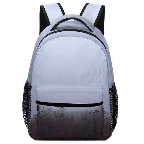 yanfind Children's Backpack Fog Outdoors Mist Dry Plants Field Creative Commons Preschool Nursery Travel Bag