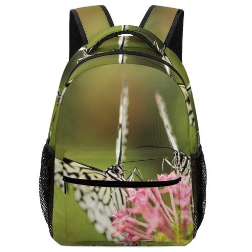 yanfind Children's Backpack Butterfly Insect Invertebrate Flower  Pair Wing Pollen Plant Flora Bug Taiwan Preschool Nursery Travel Bag