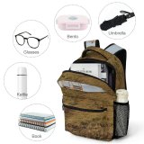 yanfind Children's Backpack Field Slope Hill Savanna Grass Mound Activities Rural Plant Ground Preschool Nursery Travel Bag