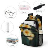 yanfind Children's Backpack Flower Plant  Daisies Daisy Flora Garden Woodland Forest Preschool Nursery Travel Bag
