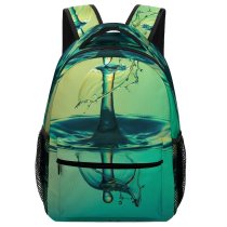 yanfind Children's Backpack Droplets Droplet Texture Ripple Liquid Drop Reflection Waterdrop Macro Preschool Nursery Travel Bag