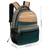 yanfind Children's Backpack Landscape Pictures Ripple Boat Outdoors Abstract Sunset City HQ Wave Preschool Nursery Travel Bag