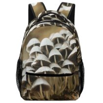 yanfind Children's Backpack  Wild Daylight Mushrooms Edible Toadstool Fungus Outdoors Many Boletus Mushroom Preschool Nursery Travel Bag