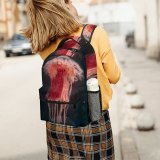 yanfind Children's Backpack Beautiful Dark Invertebrate Underwater Science Aquatic Jellyfish Aquarium Light Luminescence Translucent Deep Preschool Nursery Travel Bag