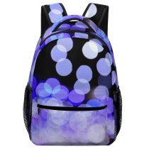 yanfind Children's Backpack  Bokeh Round Shining Light Illuminated Lights Night Luminescence Glisten Preschool Nursery Travel Bag
