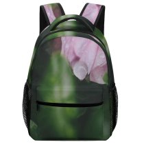 yanfind Children's Backpack  Flower Geranium Plant Rose Petal Purple Preschool Nursery Travel Bag