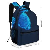 yanfind Children's Backpack Arrecife Geographical Outer Satellite   Pictures Alacranes Above Outdoors Preschool Nursery Travel Bag