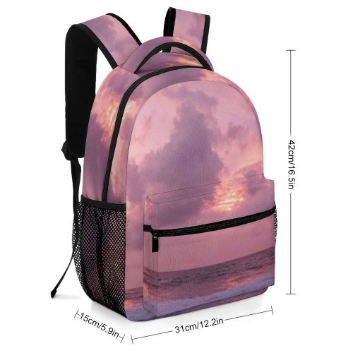 yanfind Children's Backpack Bali Dawn Sunrise Sky Beautiful Sea Seascape Sunset  Beach Dusk Ocean Preschool Nursery Travel Bag