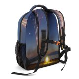 yanfind Children's Backpack Fireworks Roman Candle Time Lapse Fourth July Th Sky Light Night Event Preschool Nursery Travel Bag