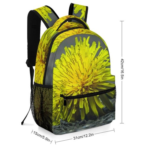 yanfind Children's Backpack  Flower Plant Dandelion Spring Beauty Bloom Close Up Macro Flora Beautiful HQ Preschool Nursery Travel Bag