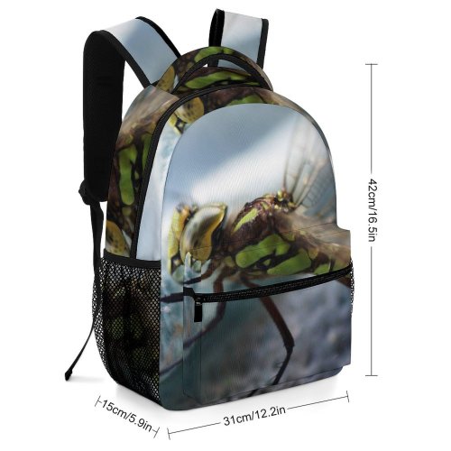 yanfind Children's Backpack Fly Bug Incest Macro Libelula Closeup Insect Dragonflies Damseflies Invertebrate Preschool Nursery Travel Bag