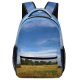 yanfind Children's Backpack Field Grassland Outdoors Countryside Brovars'kyi Rayon Savanna Landscape Land Rural Farm Meadow Preschool Nursery Travel Bag