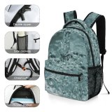 yanfind Children's Backpack Bubbles Flowing Liquid Bubble Drop Transparent Fluid Macro Organism Moisture Preschool Nursery Travel Bag