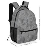 yanfind Children's Backpack  Focus Depth Field Waterdrops Light  Grey Texture Drops Liquid Preschool Nursery Travel Bag