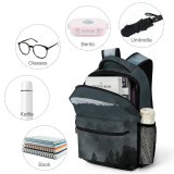 yanfind Children's Backpack Grey Outdoors Fog Abies Fir Plant Tree Mussoorie Uttarakhand India Mist Evergreen Preschool Nursery Travel Bag