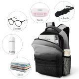 yanfind Children's Backpack Fog Film Outdoors Grey Wales Uk Smog Countryside Rural  Moody Darkness Preschool Nursery Travel Bag