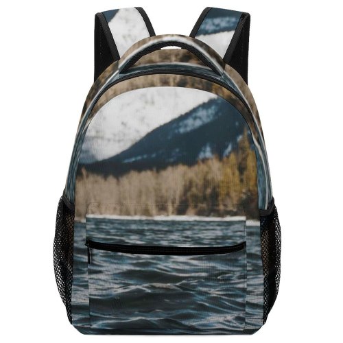yanfind Children's Backpack Abies Swim Tree  Plant Fir Free  Stock Outdoors Wallpapers Preschool Nursery Travel Bag