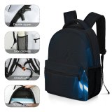 yanfind Children's Backpack Dark Posing Illuminated Lights Insubstantial Technology Energy Laser Light Neon Glasses Party Preschool Nursery Travel Bag