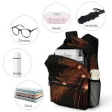 yanfind Children's Backpack Fireworks Japan Tripod Night Matsudo Diwali Midnight Fte Darkness Festival Year's Eve Preschool Nursery Travel Bag