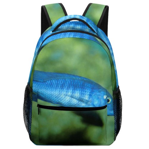 yanfind Children's Backpack Fish Marine Biology Underwater Pomacentridae Organism Electric Coral Reef Fin Preschool Nursery Travel Bag