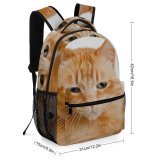 yanfind Children's Backpack Funny Curiosity Sit Cute Little Young  Portrait Staring Kitten Pet Whisker Preschool Nursery Travel Bag