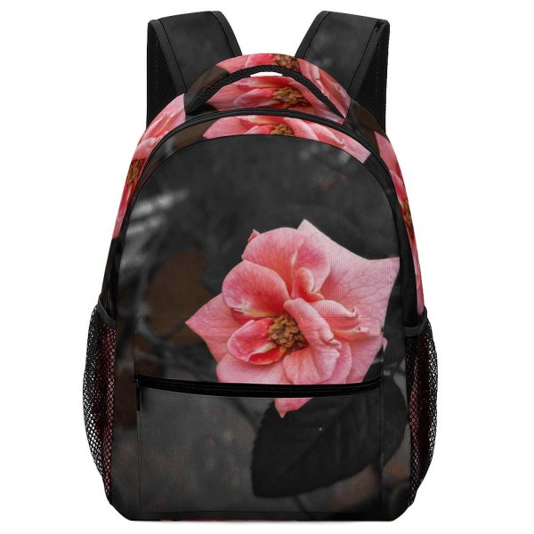 yanfind Children's Backpack Geranium  Flower Plant Rose Petal Pollen Preschool Nursery Travel Bag