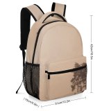 yanfind Children's Backpack Fog Outdoors Mist HQ Landscape Pine Silouhette Tree Forest Preschool Nursery Travel Bag