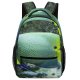 yanfind Children's Backpack Fish Angelfish Tropical Bulefaced Aquarium Sea Coral Fins Gills Vertebrate Pomacanthidae Preschool Nursery Travel Bag
