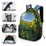 yanfind Children's Backpack Field Grassland Outdoors Countryside Farm Meadow Rural Plant Preschool Nursery Travel Bag