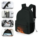 yanfind Children's Backpack Camping Bonfire Wallpapers Night Free Fire Furniture Chair Flame Images Preschool Nursery Travel Bag