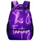 yanfind Children's Backpack Dark Design Artsy Illuminated Technology Light Display Neon Signage Art Conceptual Fantasy Preschool Nursery Travel Bag