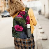 yanfind Children's Backpack  Flower Geranium Plant Rose Vegetation Acanthaceae Petal Bush Preschool Nursery Travel Bag